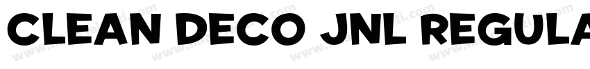Clean Deco JNL Regular字体转换